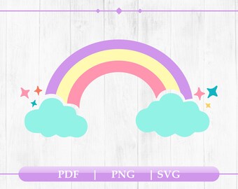 Download Rainbow Svg Etsy