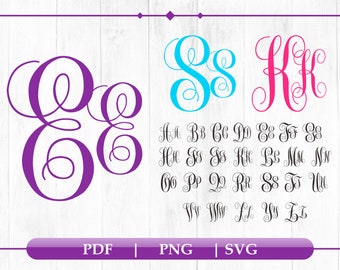 Download Fancy Letters Svg Etsy