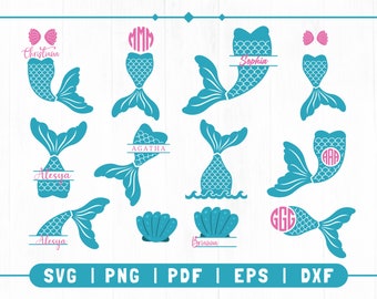 Download Cat Mermaid Svg Etsy