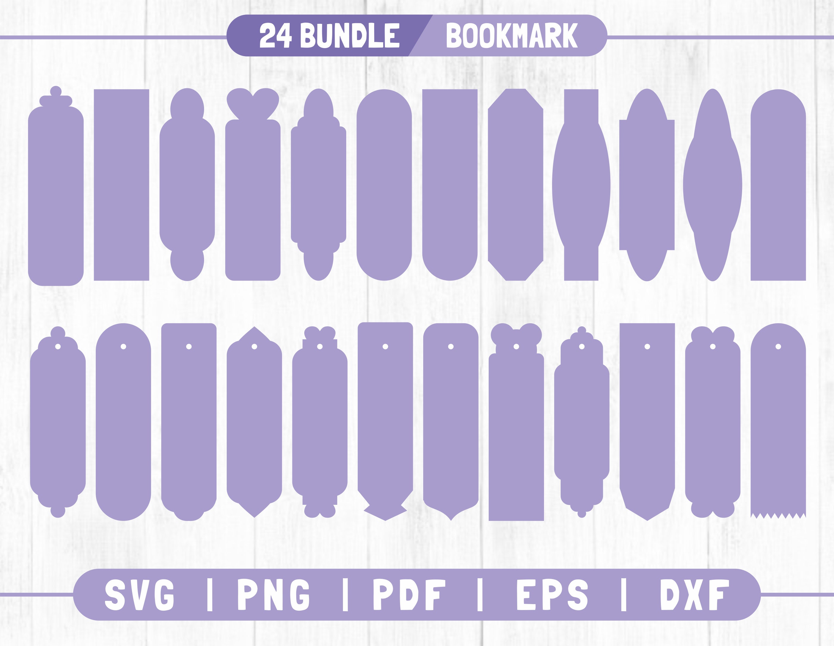 Bookmark Svg Bookmark Template Bundle Svg Bookmark Etsy