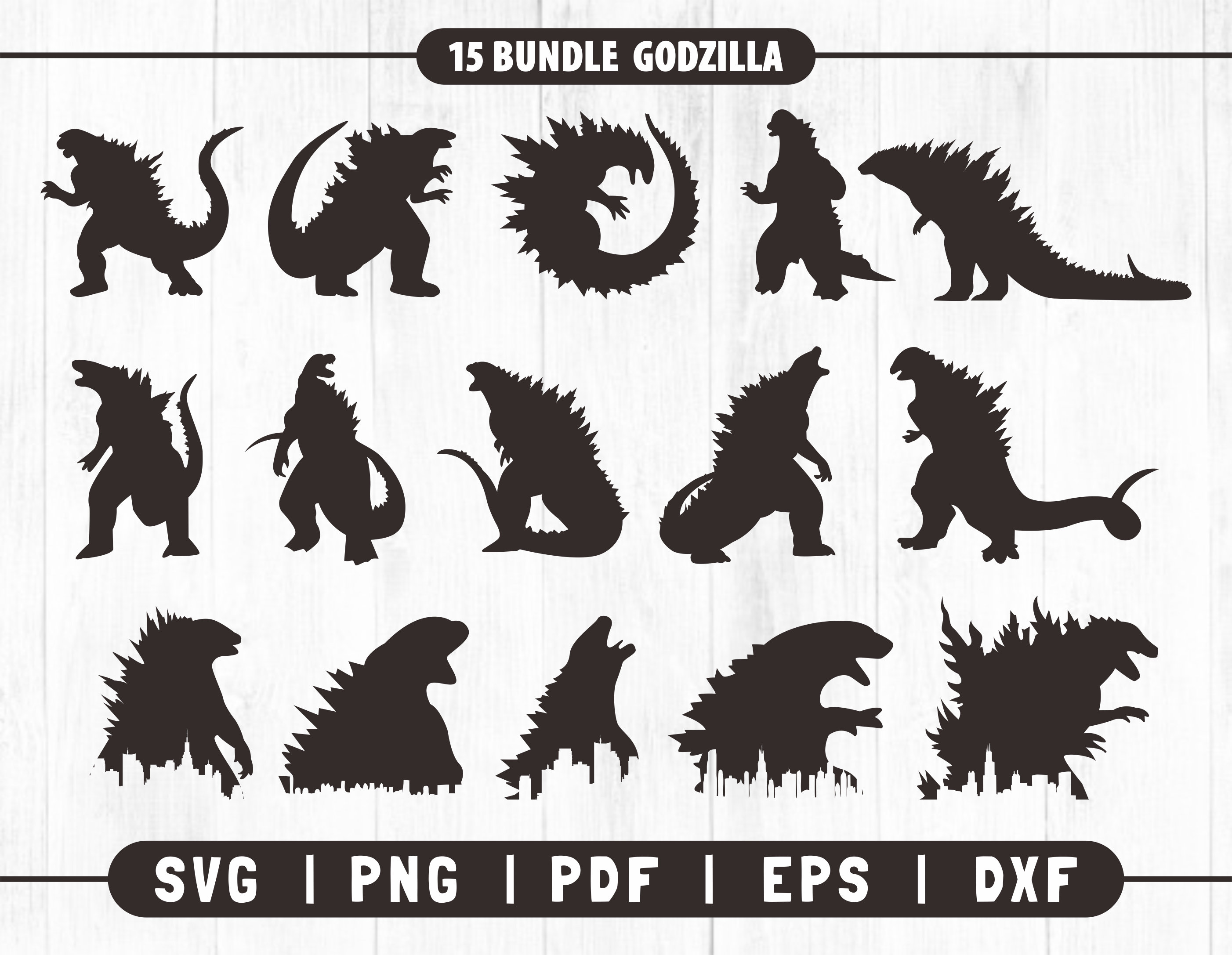 Godzilla SVG Godzilla Figure Svg Movie Svg (Download Now) 