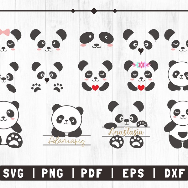 Cute Panda - Etsy