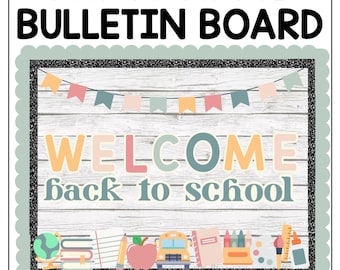 Back to School Bulletin Board | Beginning of School Year | Welcome Board