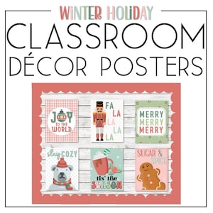 Vacanze invernali: poster per la classe/decorazioni per la classe/Natale