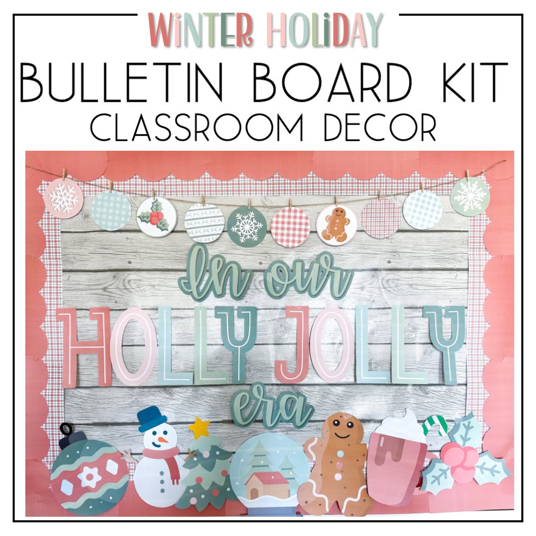 Winter Holiday Bulletin Board Decor Classroom Decor Christmas Etsy Il 1080xN.5549772173 Ceju