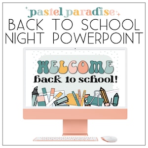 Editable Back to School Night Powerpoint Presentation | Meet the Teacher