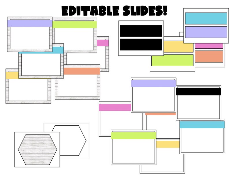 Editable Colorful Objective Board Posters and Headers - Etsy