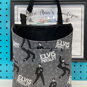 Car Caddy made in a licensed Elvis fabric