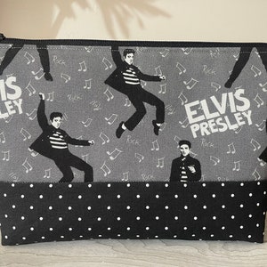 Schminktasche aus einem Elvis Presley Stoff