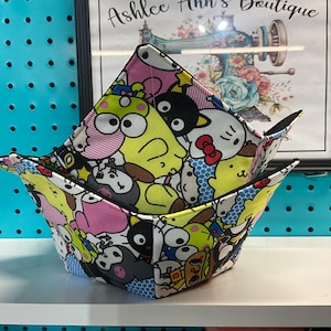 Bowl Cozy made in kitty fabric