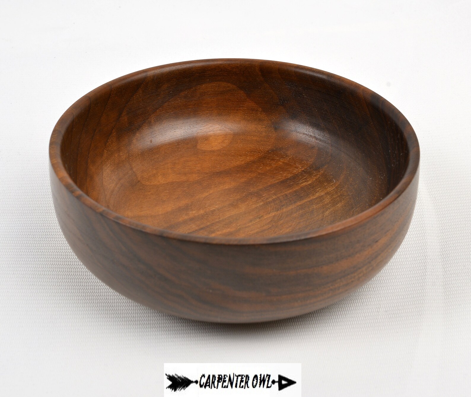 Walnut Wooden Bowl Natural Wooden Kitchen Equipment Etsy
