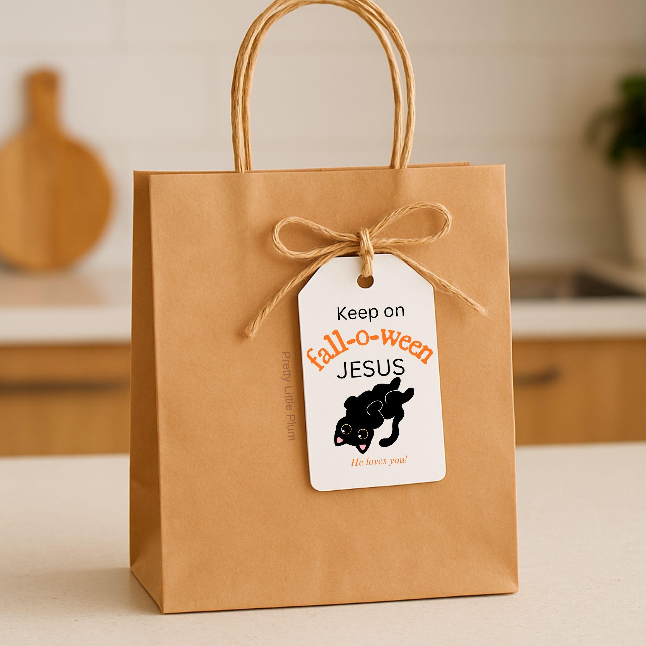 Christian Halloween Treat Tags Printable, Falloween Jesus Gift ...