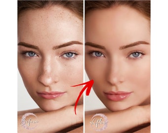 Advenced Face Retouching- Selfie Healing- Remove Skin Defect- Acne Photoshop- Instagram Post Photo Perfecting- Shrink Nose