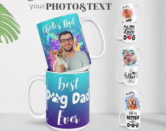 Custom Dog Mug - Pet Memorial - Dog Lover Coffee Mug - Pet Portrait - Dog Mom Mug - Personalize pet mugs - Dog Lover Gift