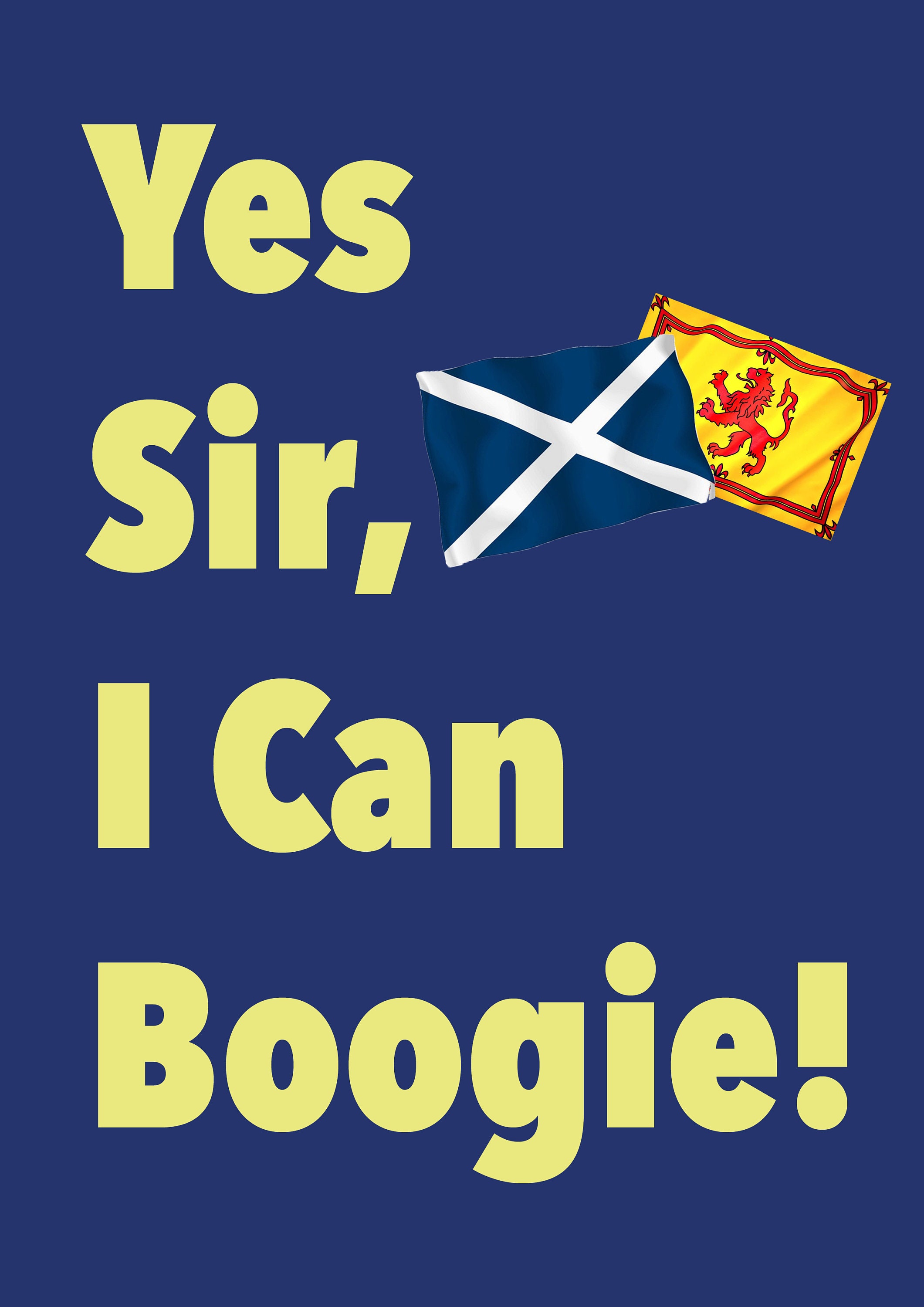 Parole Yes Sir I Can Boogie Yes sir I can boogie digital print | Etsy