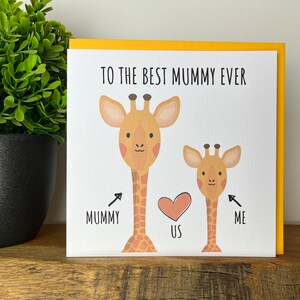 Personalised Mother's Day card / Mother's Day card / Personalised Mum, Mama, Mummy, Mam, Marmee card