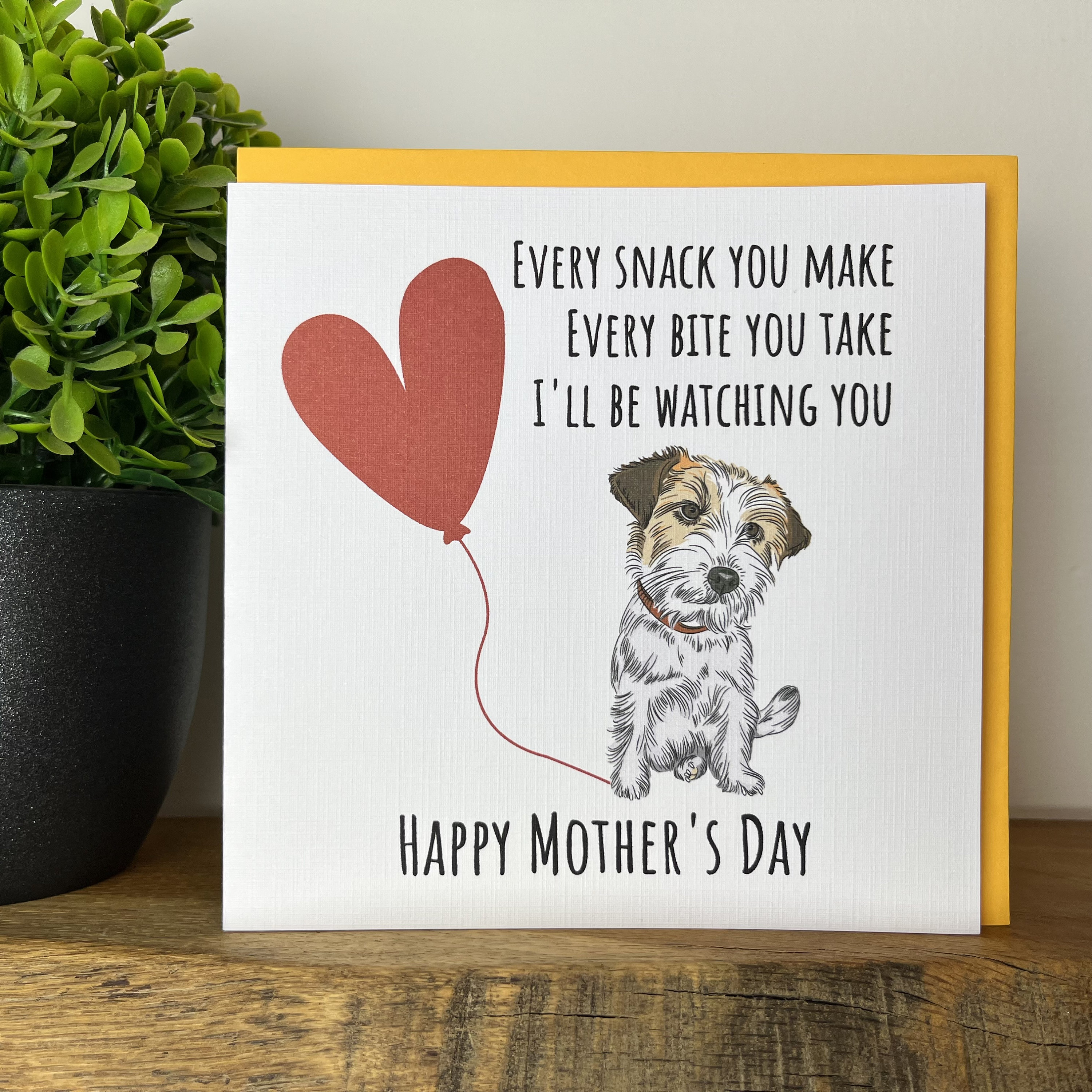 Dog Mothers Day Card Funny Beagle Mother's Day | Mom, Mom, Mom Just