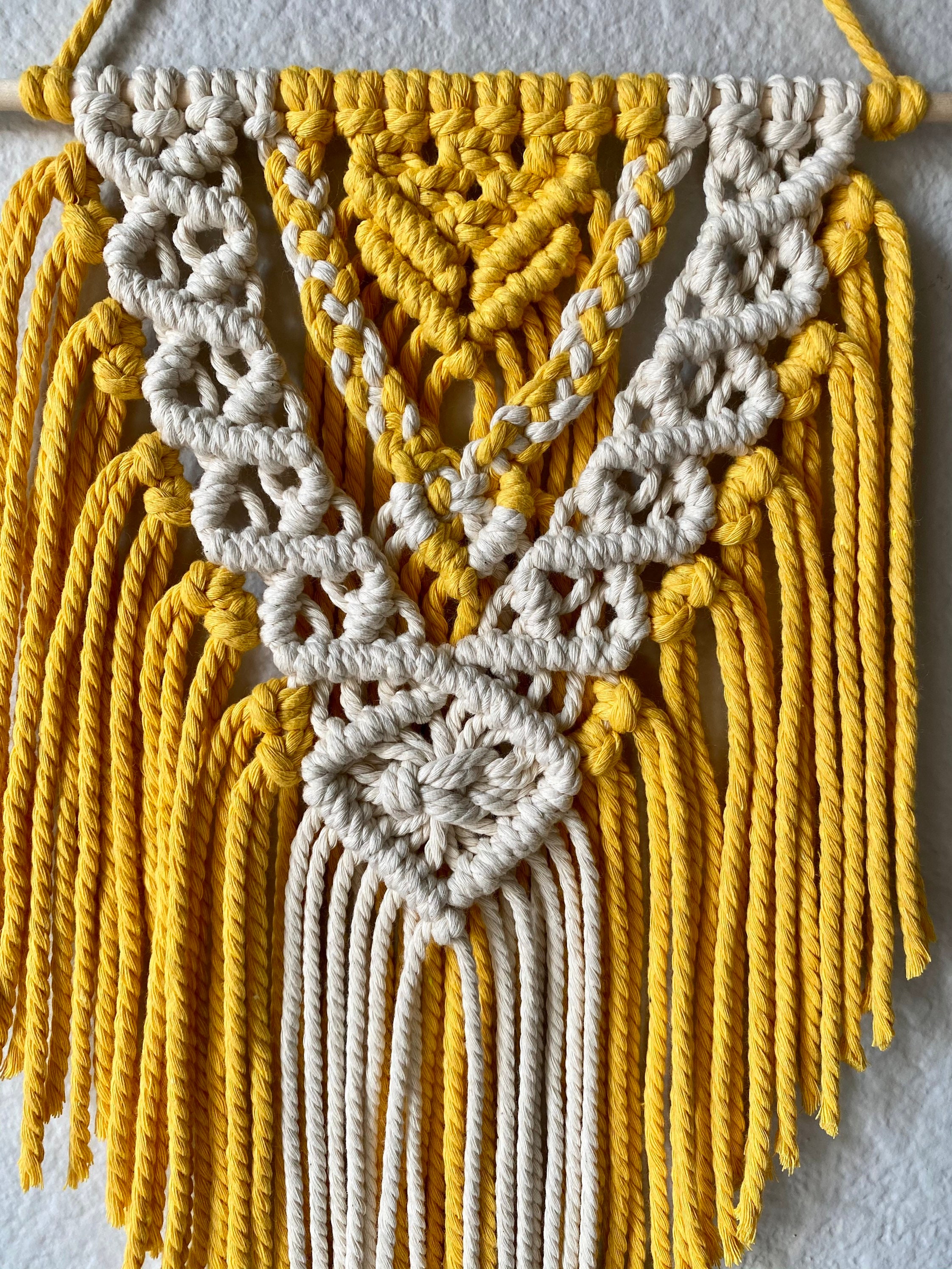 Miniature Layered Macrame Wall Hanging Etsy