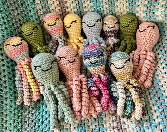 Gehaakte octopus voor NICU