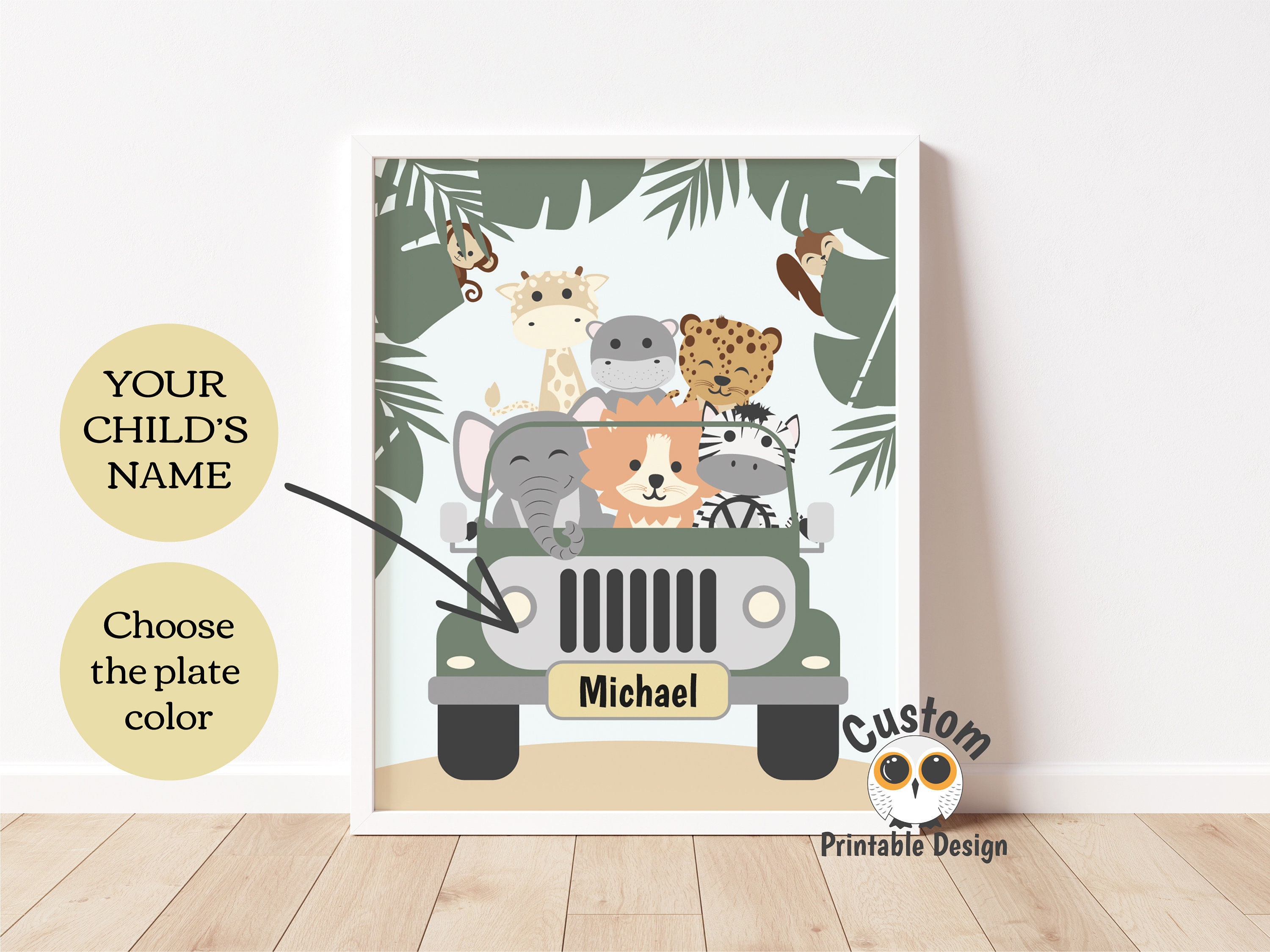 safari baby name sign