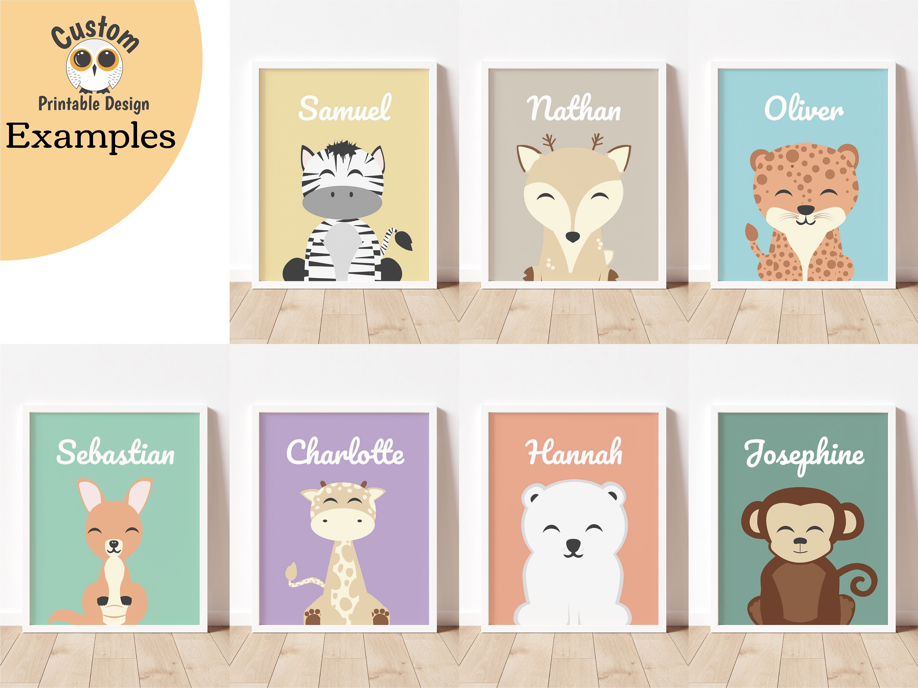 Pink Elephant Nursery Decor With Custom & Personalized Baby Etsy