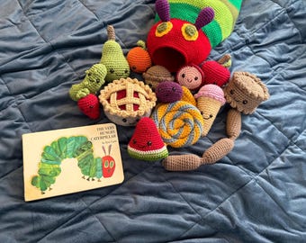 The Very Hungry Caterpillar Individual Pieces - Crochet