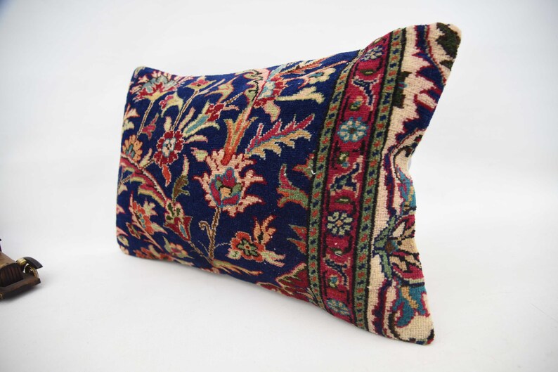 Sofa Cushion Organic Cover Pillow Cover Rug Pillow Designer Pillow Home Decor Pillow 16x24 Blue Case 112 Turkish Pillow