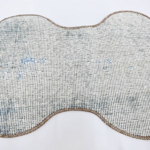 Einzigartige Haustier Geschenk, Wassernapf Matte, Knochenform Hunde Pad, Haustier Geschenk, Vintage Teppich Haustier Matte, 14 &quot;x 20&quot; weiße Matte, individuelle Haustier Matte, Haustier Bedarf, 119