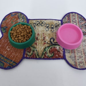 Hundematte, Hundeliebhaber Geschenk Matte, Wasserkissen, Beige Matte, Teppich Matte, Stilvolle Matte, Haustierliebhaber Geschenk Matte, Vintage Matte, Handgemachte Matte, Gewebte Matte, 180