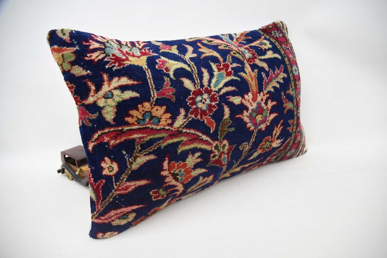 Sofa Cushion Organic Cover Pillow Cover Rug Pillow Designer Pillow Home Decor Pillow 16x24 Blue Case 112 Turkish Pillow