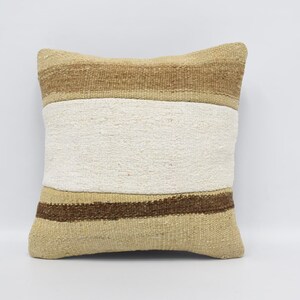 Turkish Moroccan Wool, 16x16 inch TexturedBeige