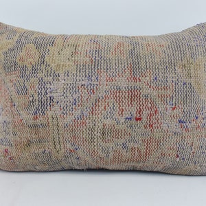 Kilim Pillow Covers, Kilim Pillow Cases, 16x24 Beige Pillow, Rug Pillow, Bridesmaid Gifts Pillow, Cute Throw Pillow Cover, 1609