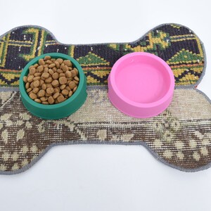 Bone Shabe Pad, Pet Supplies, Kilim Animal Pad, Blue Mat, Rug Mat, Pet Lover Gift Mat, Traditional Pad, Wholesale Dog Pad, Animal Mat, 131