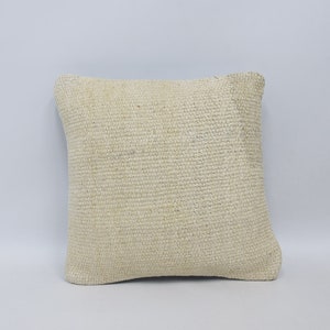 Vintage marokkanisches Sofa, cremefarben, 40 x 40 cm
