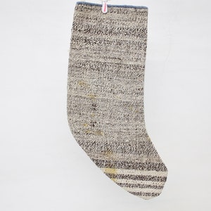 Kilim Stocking, Striped Stocking, Brown Stocking, Wholesale Stocking, Christmas Stocking, Monogrammed Stocking, Decor Kilim Stocking,  946