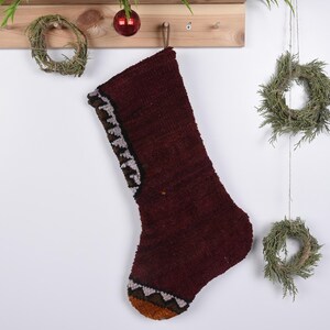 Christmas Stocking, Kilim Stocking, Handmade Christmas Stocking, Personalized Stocking, Upcycled Kilim Socks