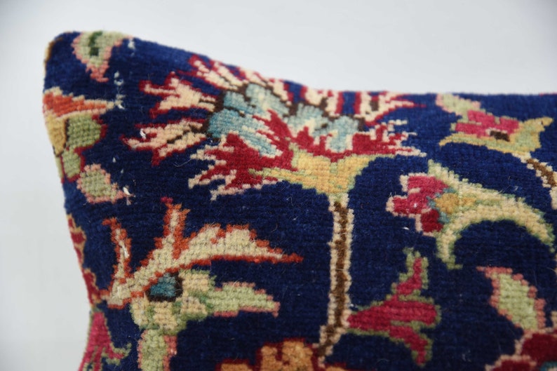 Sofa Cushion Organic Cover Pillow Cover Rug Pillow Designer Pillow Home Decor Pillow 16x24 Blue Case 112 Turkish Pillow