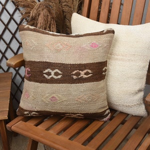 Throw Pillow, Throw Pillow Covers, Designer Pillows, Pillow for Couch, 14x14 Beige Pillow Covers, Patterned Pillow,  Pillow,  877