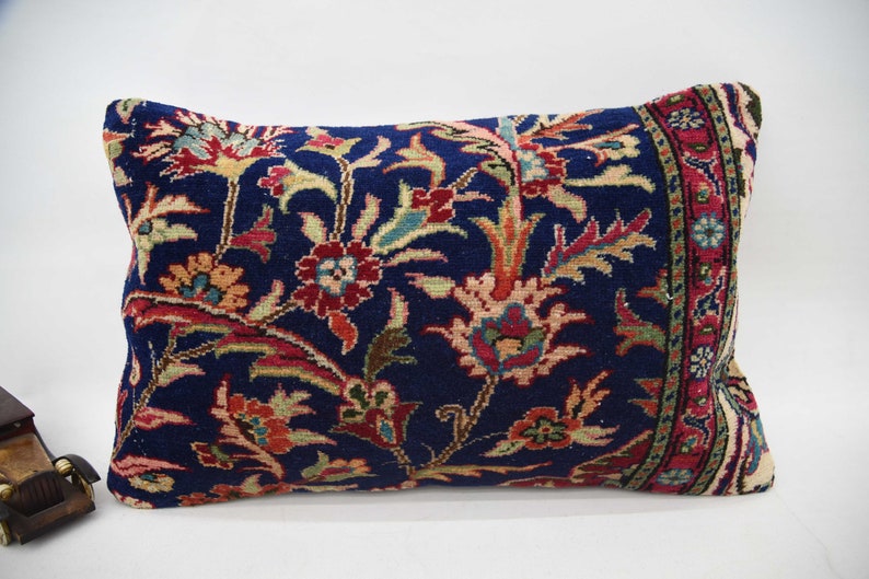 Sofa Cushion Organic Cover Pillow Cover Rug Pillow Designer Pillow Home Decor Pillow 16x24 Blue Case 112 Turkish Pillow