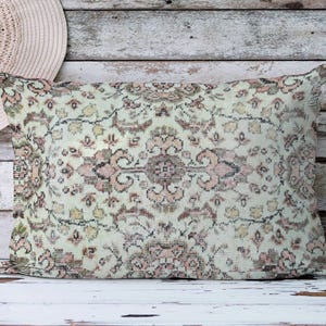 Ethnic Cushion, Upcycled Throw, Kilim Pillow Covers, Patterned Pillows, Holiday Decor, Personalized Rug Pillow, Vintage Style Pillow,