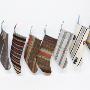 Kilim Stockings, Christmas Kilim Stockings, Family Stockings, Christmas Decor, Family Christmas Stockings, Rustic Christmas Decor,
