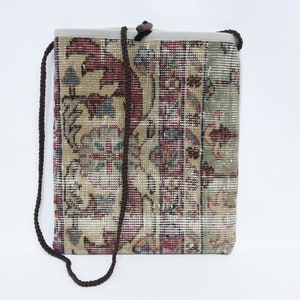 Rug Bag, Beach Bag 12x14, Crossbody Bag Handbag, Vintage Bag, Turkish Bag, Handmade Bag, Chic Bag, Best Gift For Her, Travel Bag,