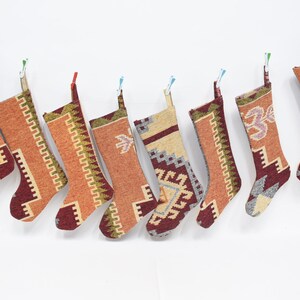 Christmas Kilim Stockings, Family Stockings, Christmas Decor, Family Christmas Stockings, Rustic Christmas Decor, Hanging Stockings,