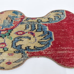 Wassernapf Matte, Kilim Pad, Knochenform Hundematte, Haustier Geschenk, Haustierbettwäsche, Rote Matte, Haustierfutter Matte, 14 &quot;x 20&quot; Benutzerdefinierte Haustiermatte, Haustierbedarf, 8