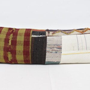 Regalo personalizado, almohada Kilim, funda de almohada de tiro, funda de almohada roja de 16x48, cojín a rayas, funda de cojín de ropa de cama, funda de cojín lindo, 274