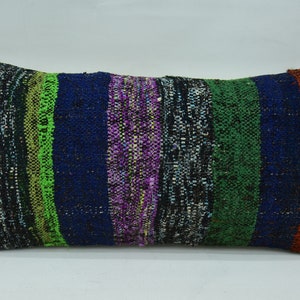 Almohadas antiguas, regalo personalizado, fundas de almohada, funda de cojín verde 12x24, fundas de almohada a rayas, funda de almohada de tiro lindo, 468