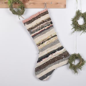 Turkish Rug Stocking, Antique Rug Stocking, Handmade Christmas Stocking, Luxury Christmas Stocking, Ornament Stockings, Personalized Gift