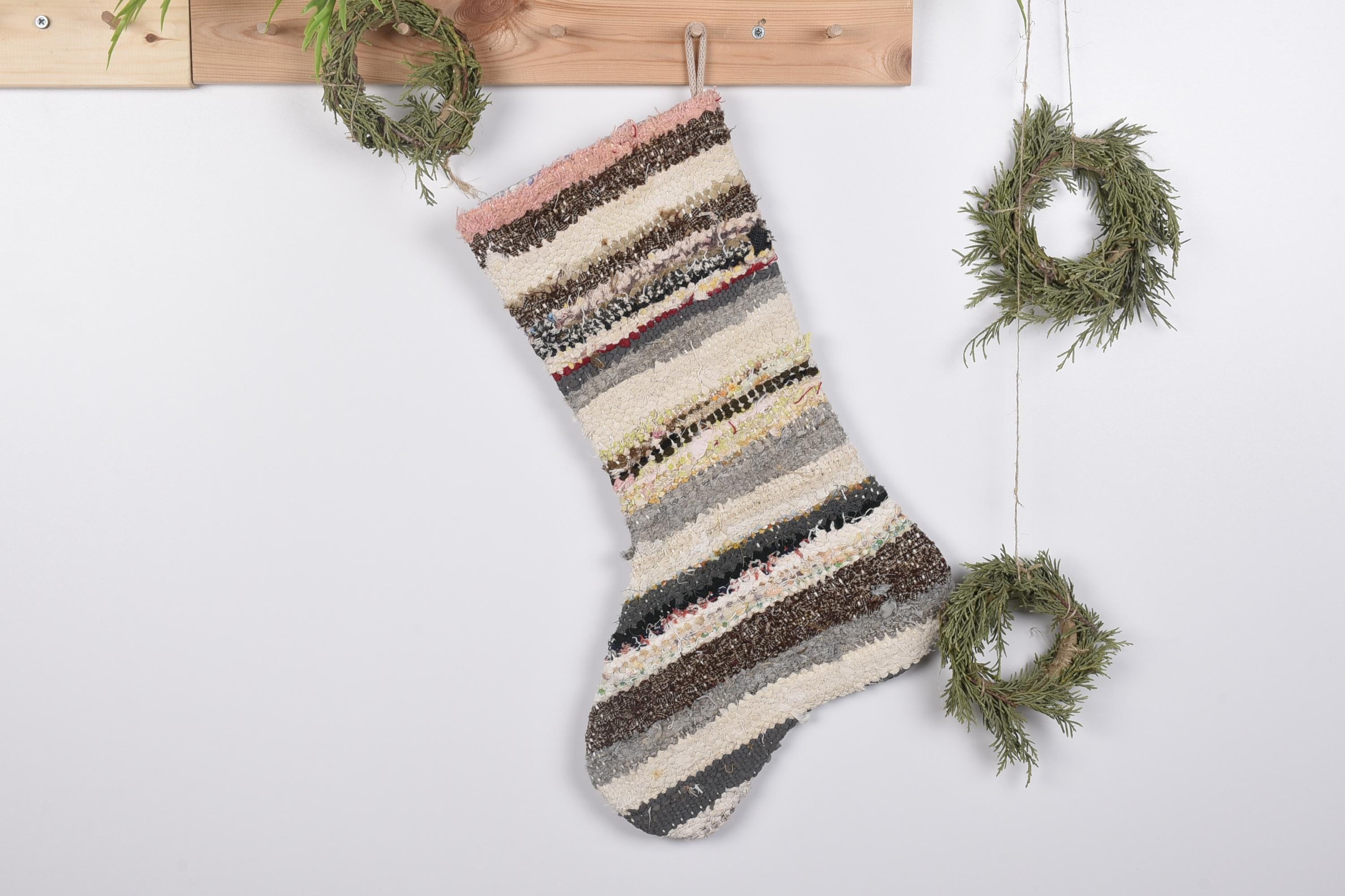 Turkish Rug Stocking, Antique Rug Stocking, Handmade Christmas Stocking, Luxury Christmas Stocking, Ornament Stockings, Personalized Gift