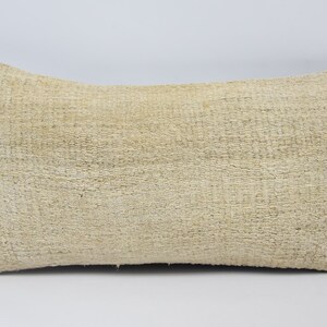 Regalo personalizado, fundas de almohada, almohadas de diseño, almohada beige 8x16, funda de almohada de cáñamo, fundas de almohada Kilim, funda de cojín de tiro lindo, 1662