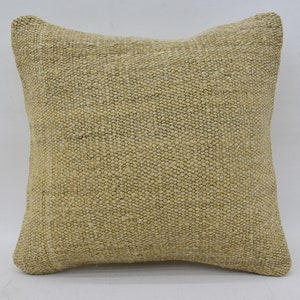 Throw Beige Small Square, Geometric Gift 6x6 inch